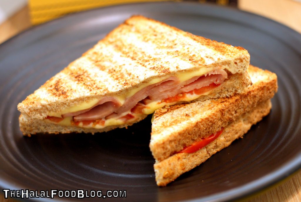 Chicken Ham White Cheddar & Tomato Sandwich ($5.90)