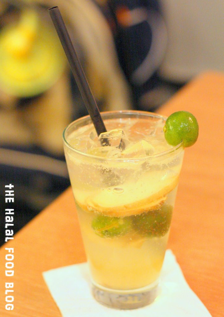 Ginger and Lime Soda ($5.50)
