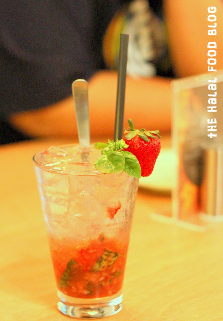 Strawberry and Sweet Basil Soda ($5.50)