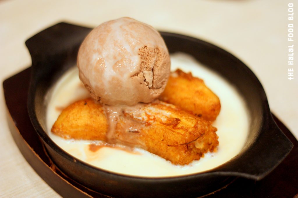 Sizzling Banana Fritters with Ice Cream