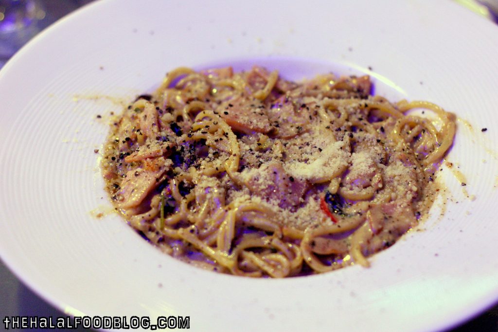Spaghetti Carbonara ($13.90)