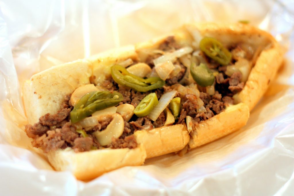 Mushroom Cheese Steak ($10.90 for 7" and $14.90 for 10")