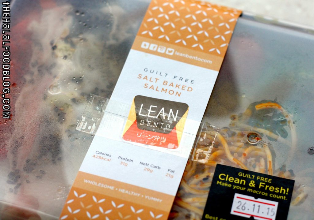 Lean Bento 33 Laksa Pasta Salmon Bento
