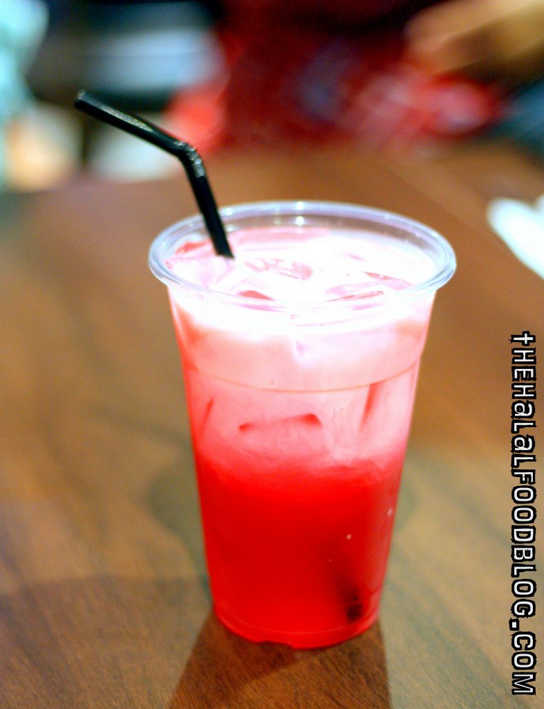 Thai Red Syrup with Milk ($3.90)