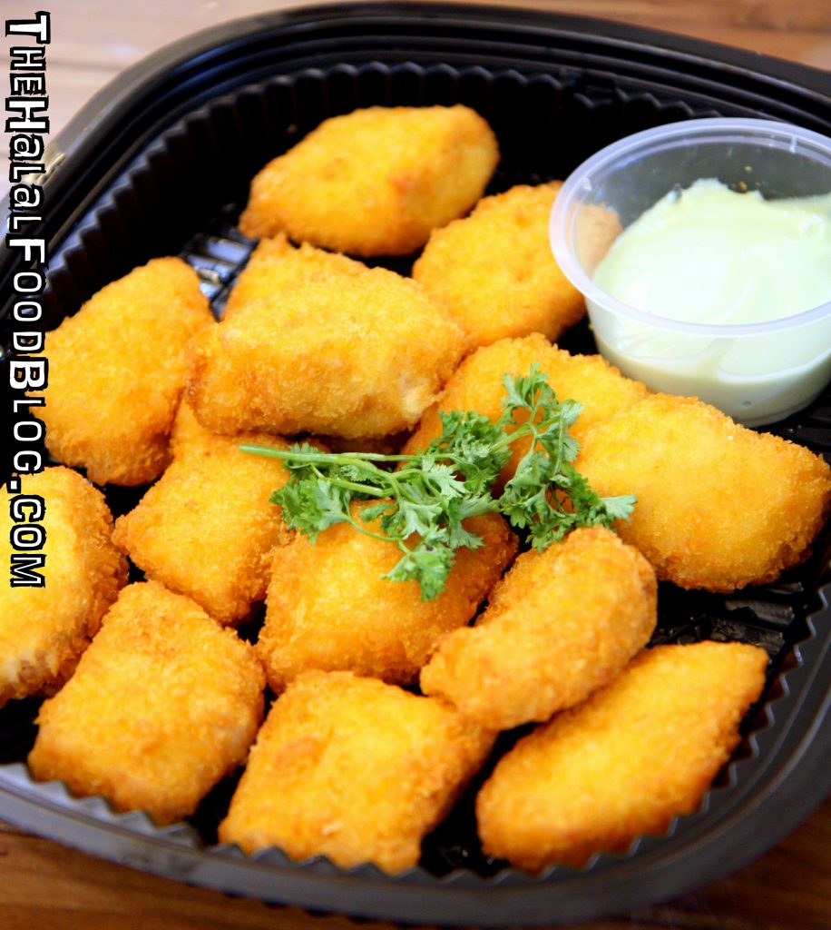 Golden Breaded Fish Fillet with Wasabi Mayo