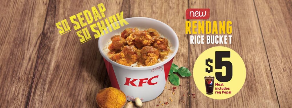 KFC Rendang Rice Bucket